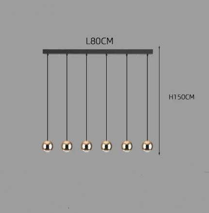 Lámpara Colgante Lineal Elegante para Restaurantes y Bares - Image 10