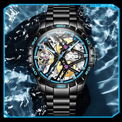 Reloj Mecánico Automático Deportivo para Hombre Resistente al Agua - Image 7