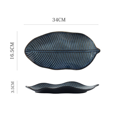 Plato de Cerámica Artesanal Hoja Japonesa - Diseño Exclusivo para tu Mesa - Image 22