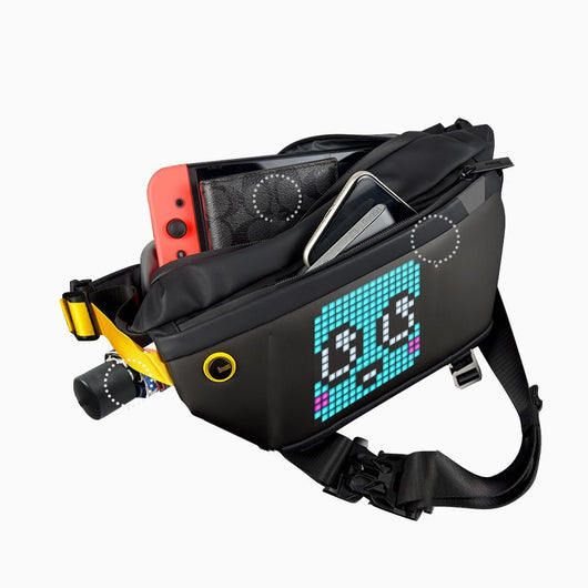 Bolsa Crossbody para Hombre con Pantalla LED Interactiva - Image 6