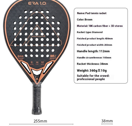 Raqueta de Pádel AMASPORT Carbon Fiber - Rendimiento Profesional - Image 7