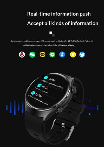 Reloj Inteligente NFC Resistente al Agua con Pulsera de Pago - Image 10