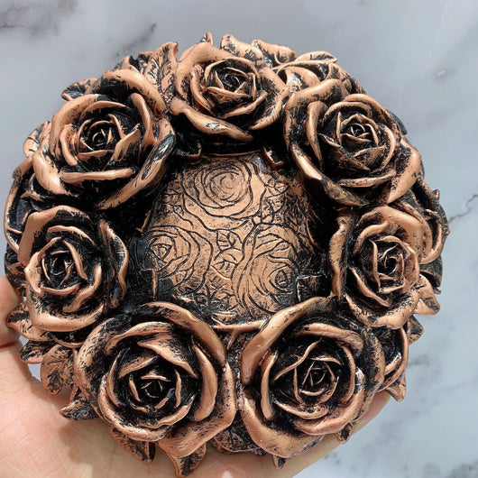 Soporte para Bola de Cristal Rosa en Resina - Decoración de Escritorio - Image 12