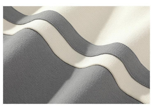 Suéter Cuello Alto Hombre Estilo Europeo Contraste de Colores Casual Deportivo - Image 17