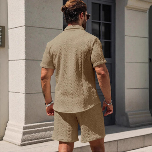 Camisa Casual Suelta de Manga Corta para Hombre - Image 2