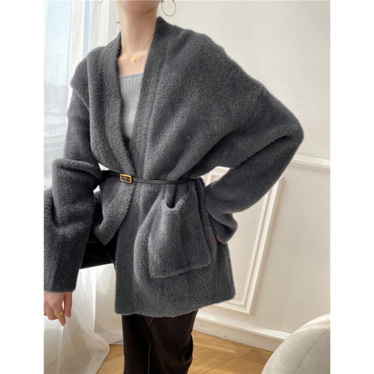 Cardigan Tejido Grueso Oversized Antipelusas - Image 3