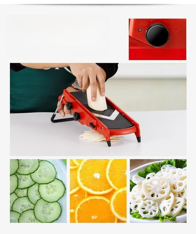 Cortador Manual Multiusos de Verduras con Grosor Ajustable - Image 8