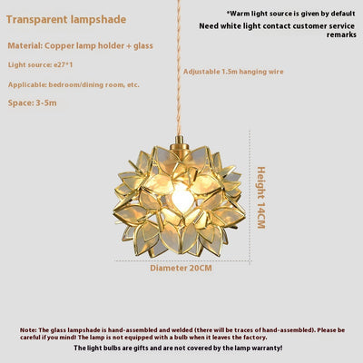 Lámpara Colgante de Vitrales Artesanal - Image 6