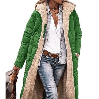 Abrigo Térmico Mujer Largo con Forro Polar y Relleno de Algodón - Image 7