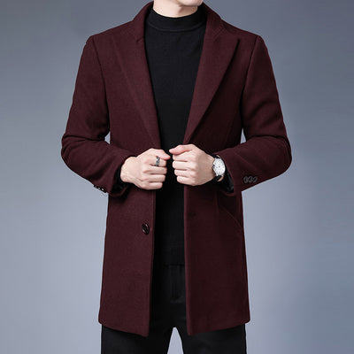 Chaqueta de Lana para Hombre con Solapa Clásica - Image 14