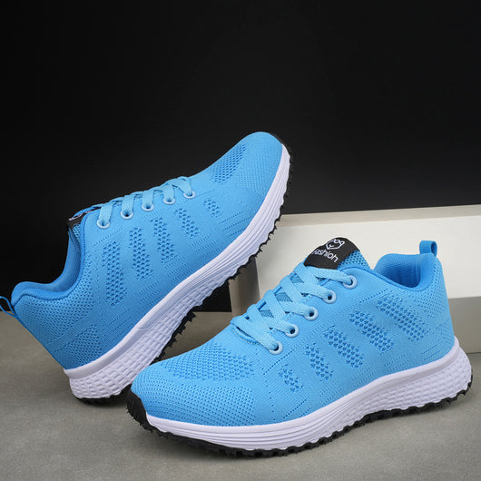 Tenis Deportivos Talla Grande Primavera-Otoño con Malla Transpirable para Mujer - Image 14
