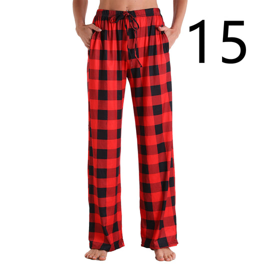 Pantalones Deportivos Casuales con Cintura Elástica y Bolsillos para Mujer - Image 45
