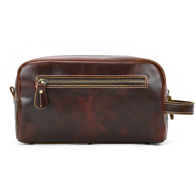 Bolso de Cuero Crazy Horse Gran Capacidad - Cartera de Mano Premium - Image 10