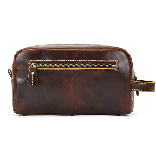 Bolso de Cuero Crazy Horse Gran Capacidad - Cartera de Mano Premium - Image 61