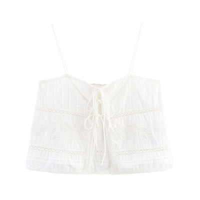 Blusa de Tirantes con Encaje Calado - Diseño Verano Mujer - Image 7