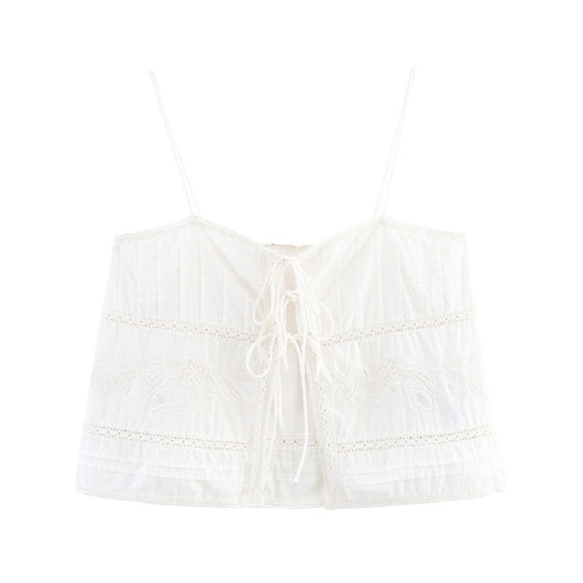 Blusa de Tirantes con Encaje Calado - Diseño Verano Mujer - Image 7