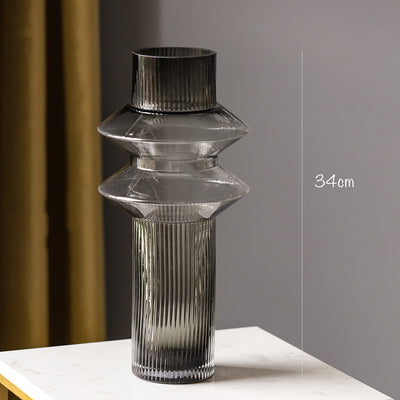 Jarrón de Cristal Gear - Decoración Moderna para el Hogar - Image 9