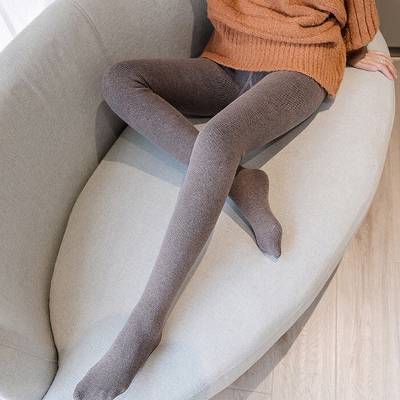 Leggings de Algodón Puro Cintura Alta Reductores con Forro Térmico