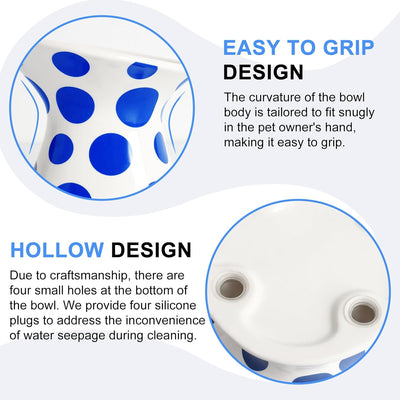 Comedero Elevado Cerámico Ancho para Gatos - Diseño Inclinado Antiúlcera - Image 5