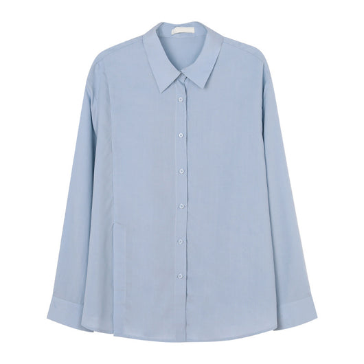 Blusa Clásica con Solapa Estilo Coreano para Mujer - Image 2