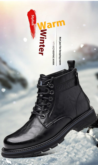 Botas de Trabajo Estilo Británico en Cuero - Calzado Profesional Versátil - Image 24