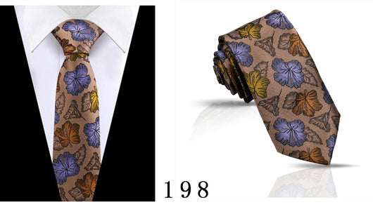 Corbata Casual Ejecutiva de Poliéster Jacquard para Hombre - Image 43