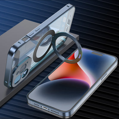 Funda Transparente con Soporte Magnético Plegable para Celular - Image 5