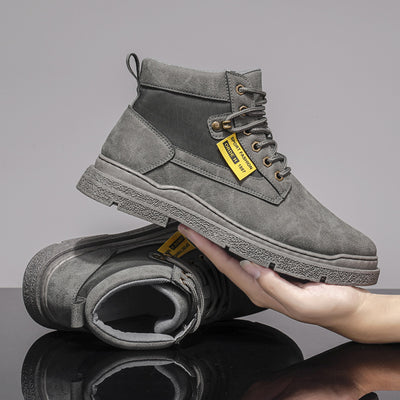 Zapatillas Altas Estilo Coreano para Hombre - Diseño Trendy - Image 13