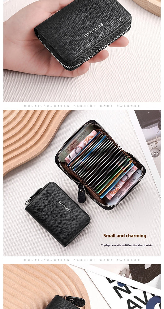Cartera Minimalista de Cuero para Mujer - Organizador Compacto - Image 36