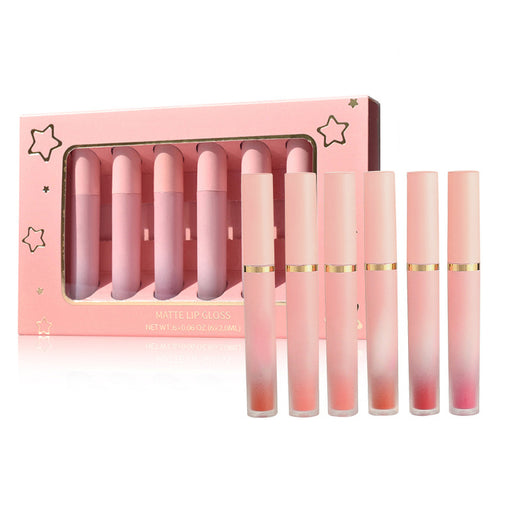 Set de Labiales Mate Aterciopelado de Larga Duración sin Transferencia - Image 6