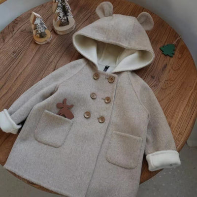 Abrigo Reversible de Lana Cachemira Doble Cara para Otoño e Invierno - Image 17