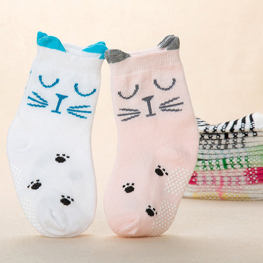 2 Pares de Calcetines de Algodón para Bebé con Diseños de Animales en 3D - Image 7