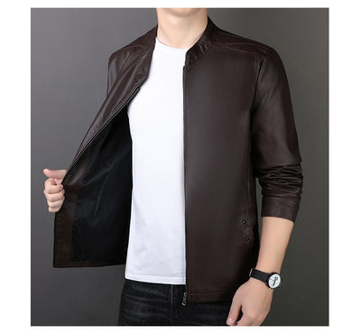 Chaqueta de Cuero PU para Hombre - Estilo Urbano Moderno - Image 19