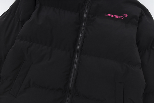 Abrigo Acolchado de Algodón con Cuello Mao Estampado para Hombre - Image 12