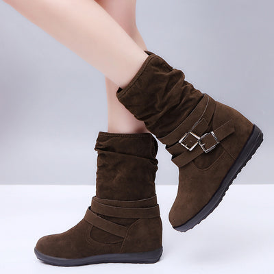 Botas de Algodón Forradas en Fleece con Doble Hebilla - Image 8