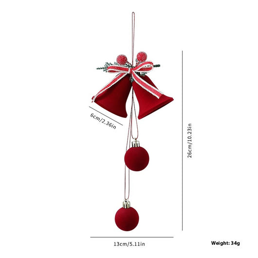 Adornos Navideños Colgantes - Campanas Decorativas para Vitrinas y Fiestas - Image 9