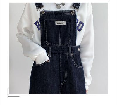 Overol Denim Mujer Pierna Ancha Cintura Alta - Image 11