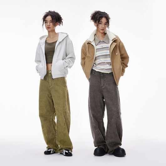 Pantalones Casuales Retro Desestructurados para Hombre - Image 3