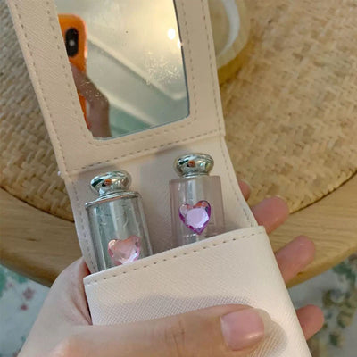Kit de Labiales Mini Osito con Espejo Portátil - Image 3
