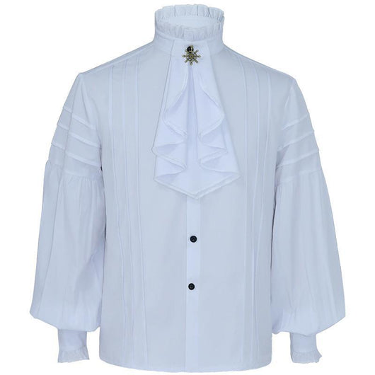 Camisa Medieval Europea con Mangas Farol - Estilo Samurái - Image 6