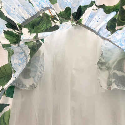 Vestido Hada Hortensia Verde con Tirantes Ajustables - Image 5