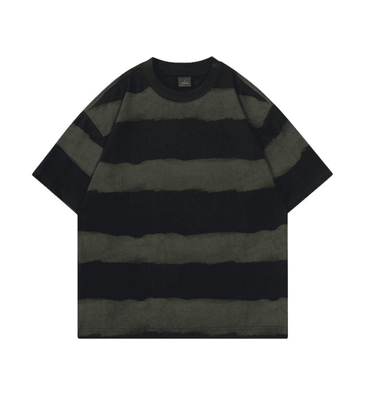 Playera de Algodón para Hombre con Diseño Tie-Dye y Rayas - Image 24