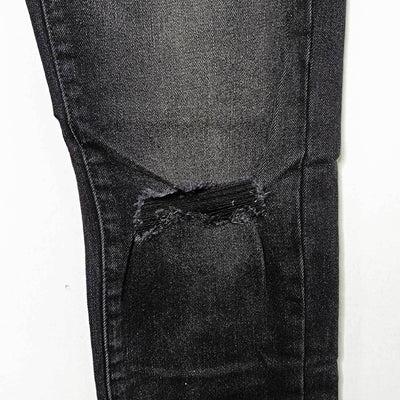 Jeans Rectos Rotos con Efecto Paint Splash y Stretch para Hombre - Image 10