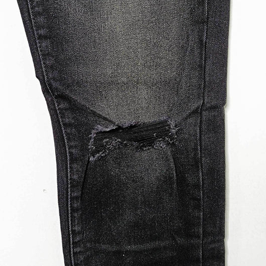 Jeans Rectos Rotos con Efecto Paint Splash y Stretch para Hombre - Image 10