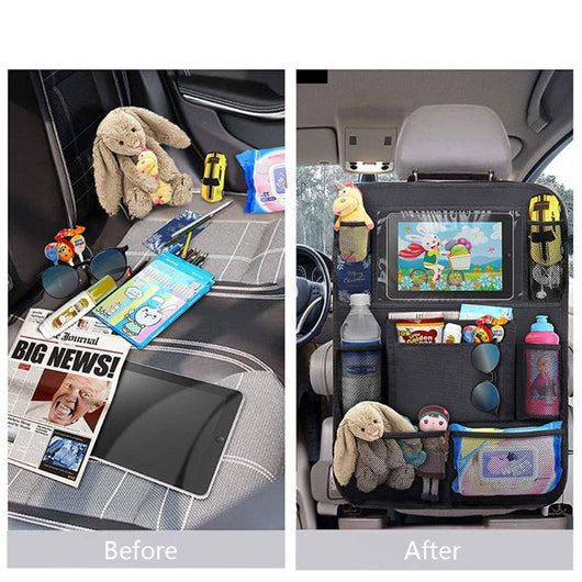 Organizador de Asiento Trasero para Auto con Bolsillos de Almacenamiento - Image 9