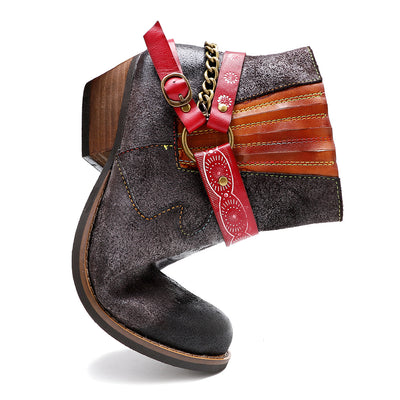 Botas Vaqueras Artesanales con Acabado Esmerilado para Mujer - Image 6