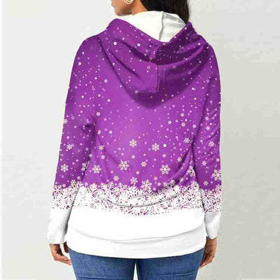 Sudadera Estampado Alce con Capucha y Manga Larga - Image 10