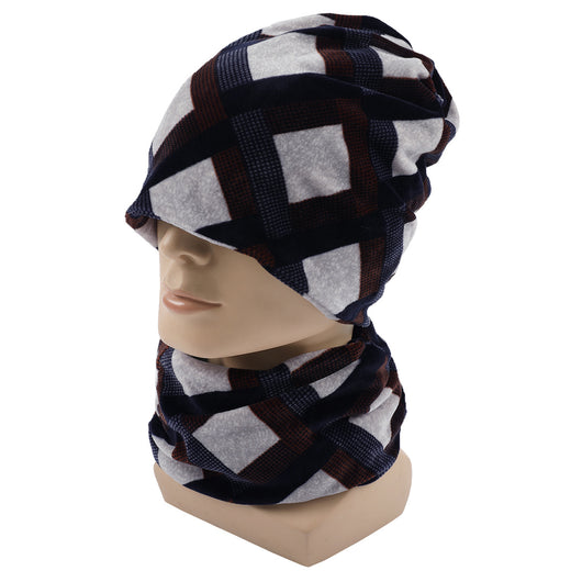 Gorro Tejido de Cuello Alto Espiral - Abrigo Versátil para Exteriores - Image 33
