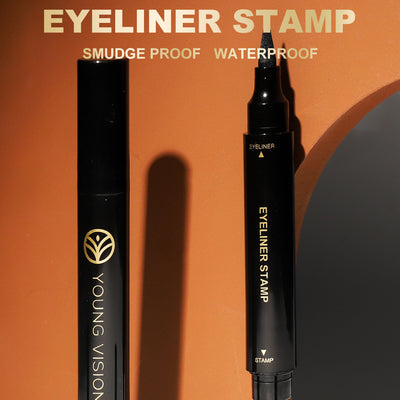Delineador Negro y Blanco de Larga Duración Resistente al Smudge