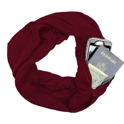 Bufanda Térmica para Parejas con Cierre y Almacenamiento Otoño-Invierno - Image 12